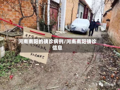 河南南阳的确诊病例/河南南阳确诊信息