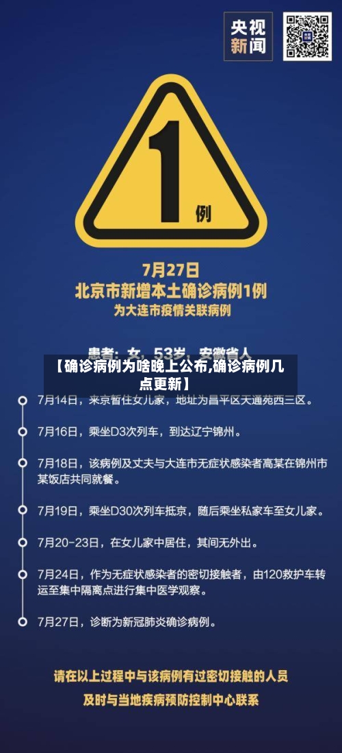 【确诊病例为啥晚上公布,确诊病例几点更新】