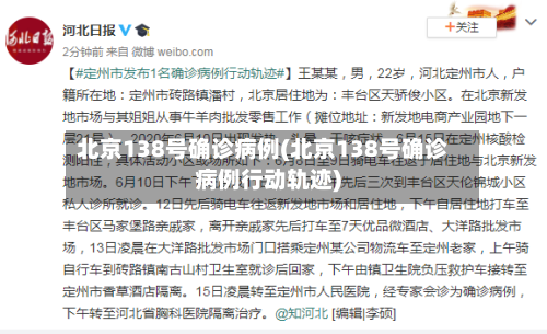 北京138号确诊病例(北京138号确诊病例行动轨迹)-第2张图片