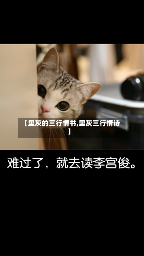 【里灰的三行情书,里灰三行情诗】