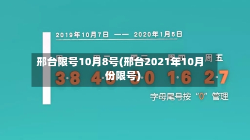 邢台限号10月8号(邢台2021年10月份限号)
