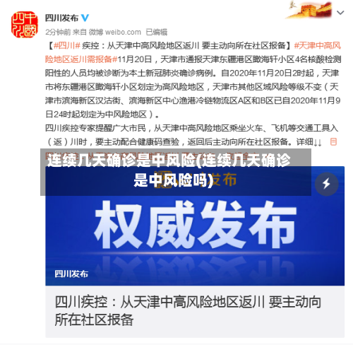 连续几天确诊是中风险(连续几天确诊是中风险吗)-第2张图片