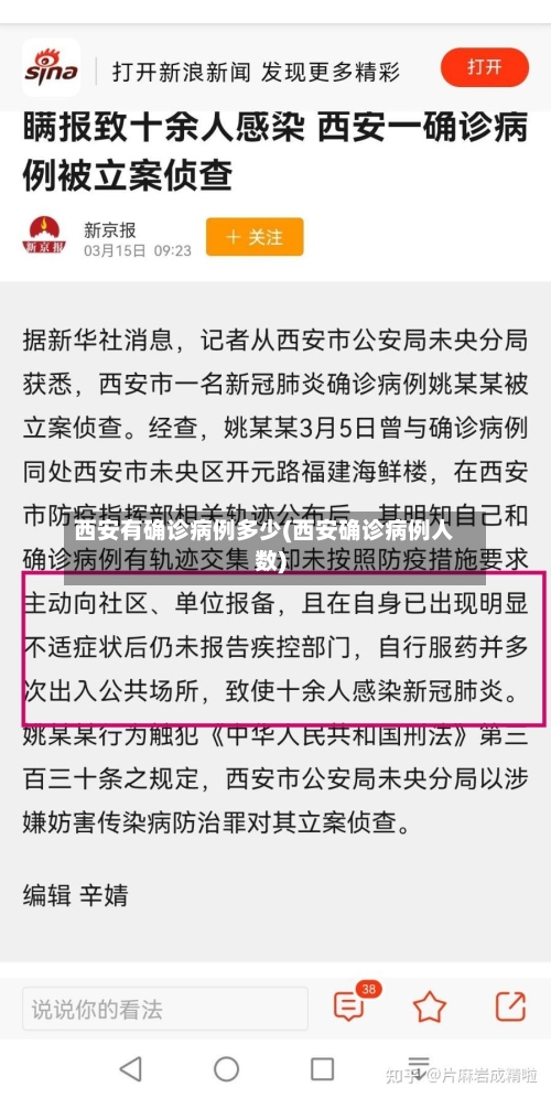 西安有确诊病例多少(西安确诊病例人数)-第2张图片