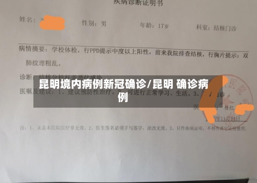 昆明境内病例新冠确诊/昆明 确诊病例-第2张图片