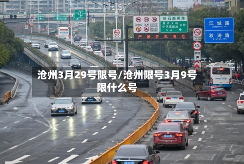 沧州3月29号限号/沧州限号3月9号限什么号-第3张图片