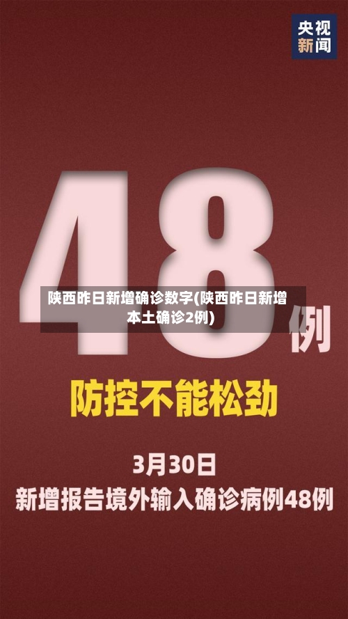 陕西昨日新增确诊数字(陕西昨日新增本土确诊2例)