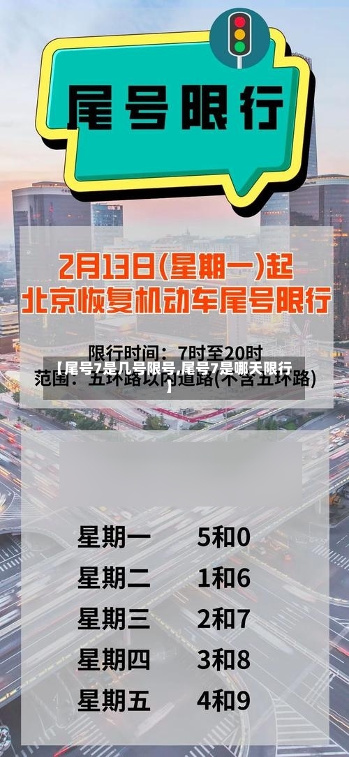 【尾号7是几号限号,尾号7是哪天限行】-第2张图片