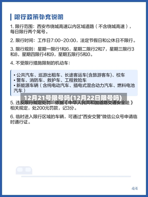 12月21号限号吗(12月22日限号吗)-第2张图片