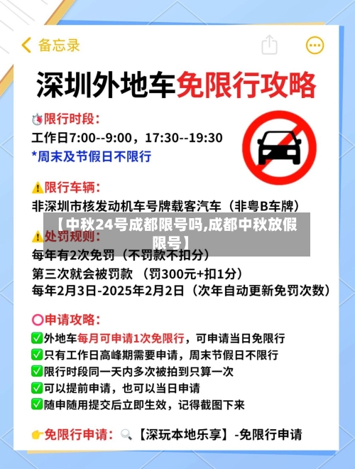 【中秋24号成都限号吗,成都中秋放假限号】-第2张图片