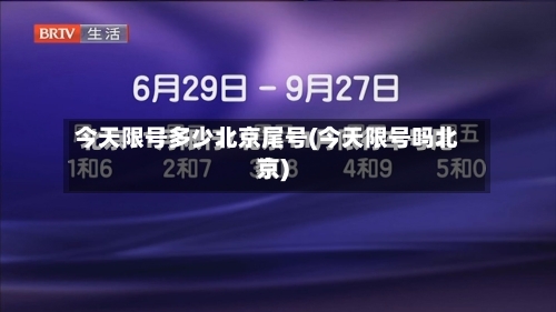 今天限号多少北京尾号(今天限号吗北京)