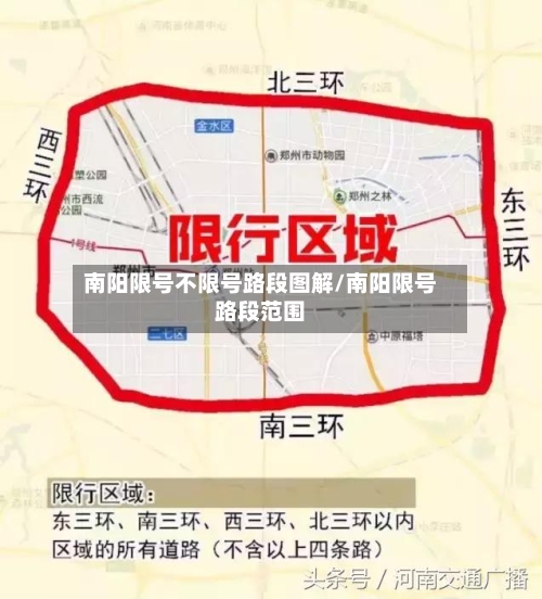 南阳限号不限号路段图解/南阳限号路段范围-第3张图片