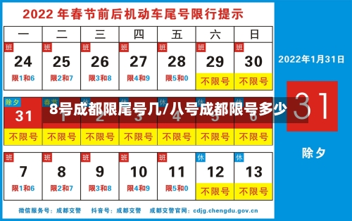 8号成都限尾号几/八号成都限号多少-第2张图片