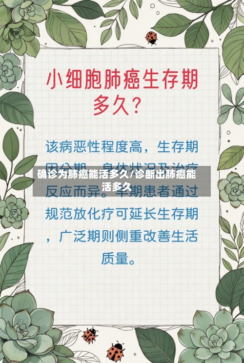确诊为肺癌能活多久/诊断出肺癌能活多久-第3张图片