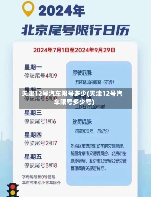 天津12号汽车限号多少(天津12号汽车限号多少号)