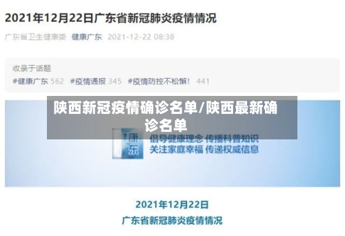 陕西新冠疫情确诊名单/陕西最新确诊名单-第2张图片