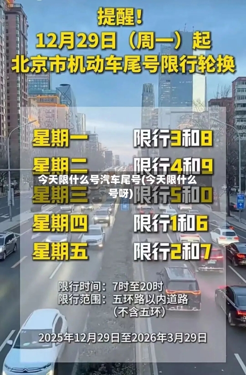 今天限什么号汽车尾号(今天限什么号呀)