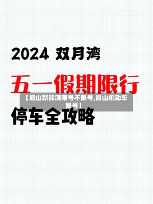 【眉山新能源限号不限号,眉山机动车限号】-第3张图片