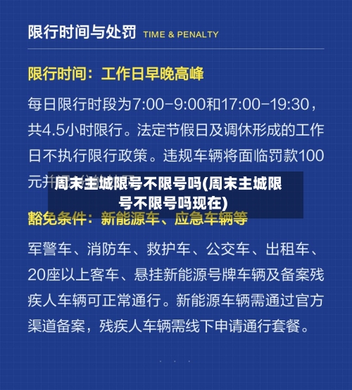 周末主城限号不限号吗(周末主城限号不限号吗现在)-第2张图片