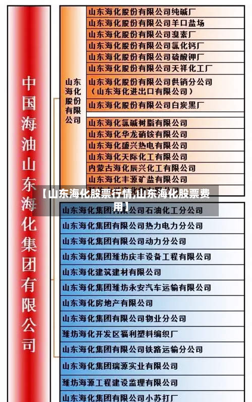 【山东海化股票行情,山东海化股票费用】-第2张图片