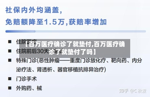 【百万医疗确诊了就垫付,百万医疗确诊了就垫付了吗】-第3张图片