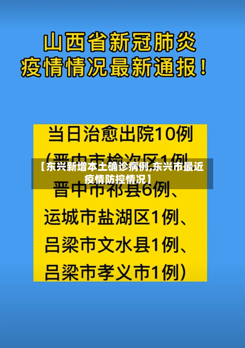 【东兴新增本土确诊病例,东兴市最近疫情防控情况】