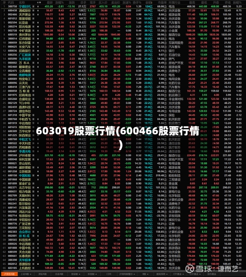 603019股票行情(600466股票行情)-第3张图片
