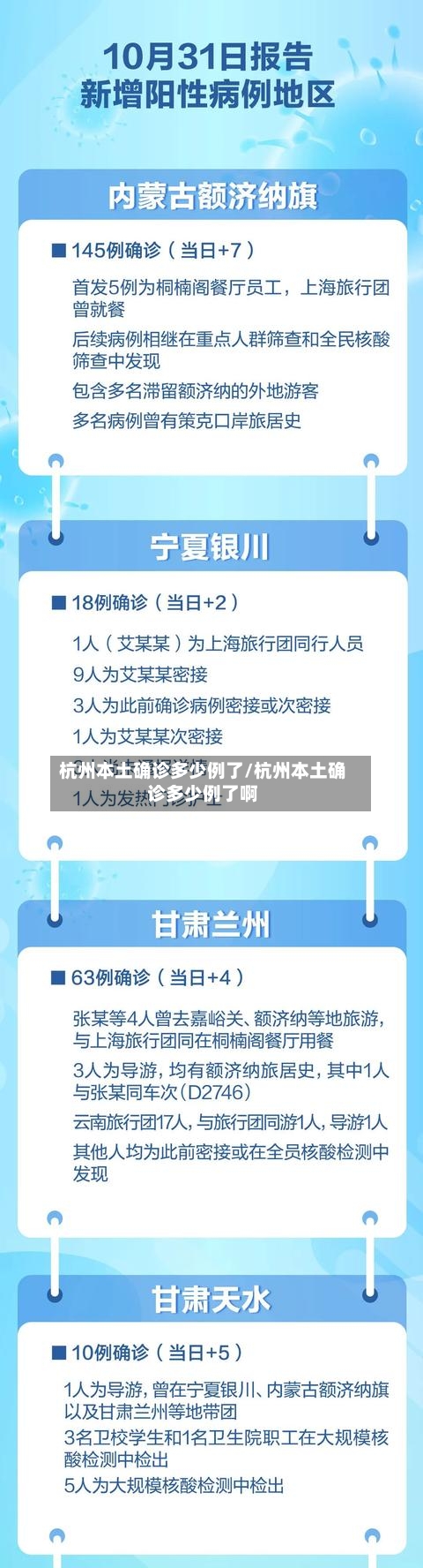 杭州本土确诊多少例了/杭州本土确诊多少例了啊-第2张图片
