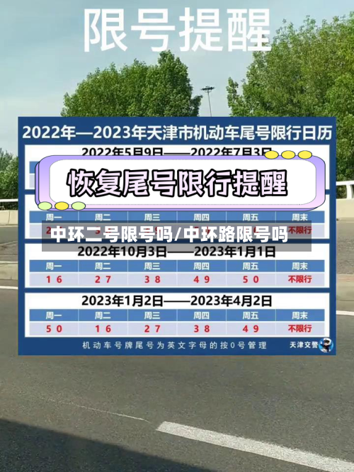 中环二号限号吗/中环路限号吗