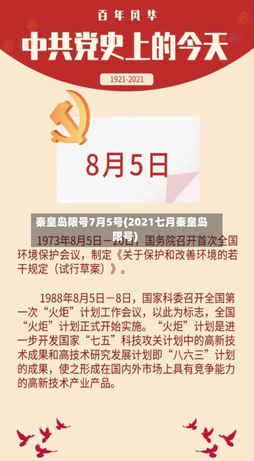 秦皇岛限号7月5号(2021七月秦皇岛限号)-第2张图片