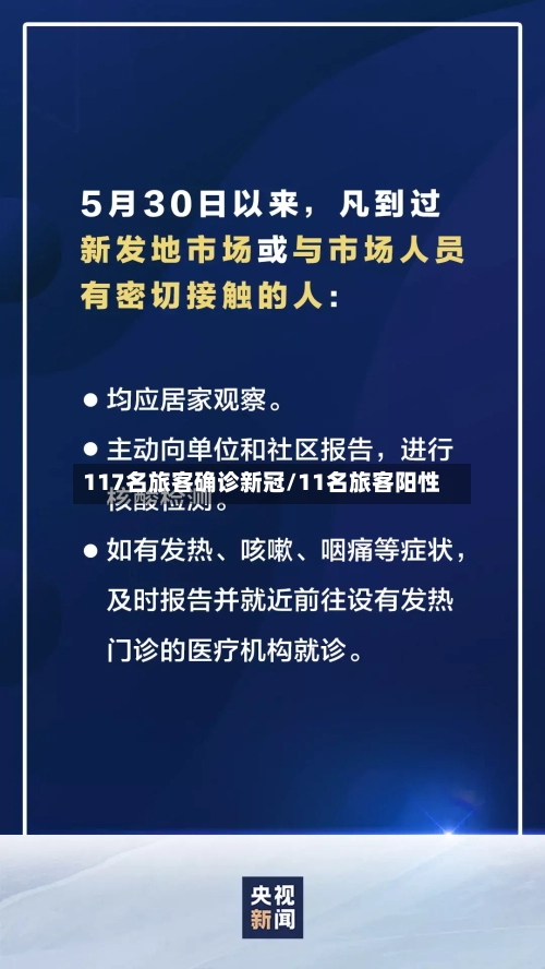 117名旅客确诊新冠/11名旅客阳性