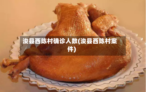 浚县西陈村确诊人数(浚县西陈村案件)