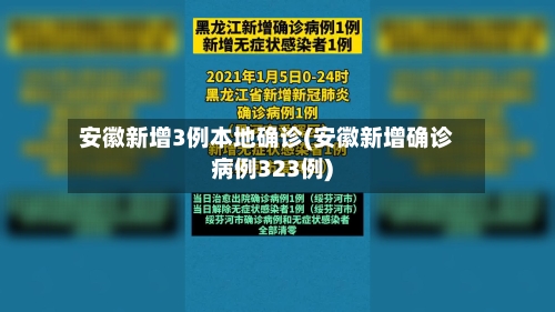 安徽新增3例本地确诊(安徽新增确诊病例323例)