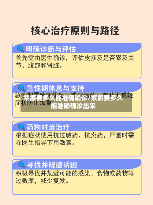 紫癜要多久能准确确诊/紫癜要多久能准确确诊出来
