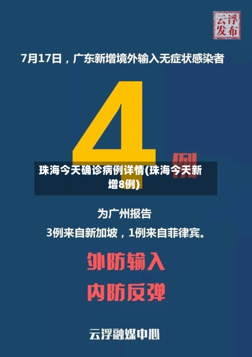 珠海今天确诊病例详情(珠海今天新增8例)